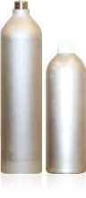 SIPCYL 110 non-refillable cylinder (left), 20 litre non-refillable pressure can